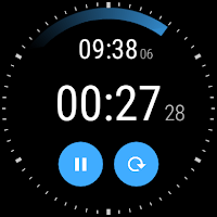 screenshot of Stopwatch for Wear OS watches