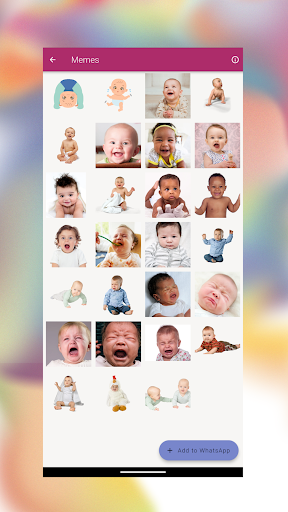 Baby Memes WAStickers Animated Screen 2