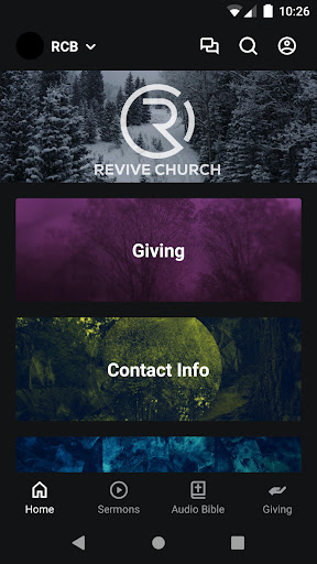 Android application Revive Church - Baytown screenshort