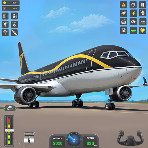 Flying Simulator Pilot Game 3D Laai af op Windows