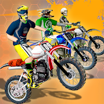Cover Image of Unduh Balap Polisi Sepeda Motor Balap Gratis Flip Motocross Racing Game 23 APK