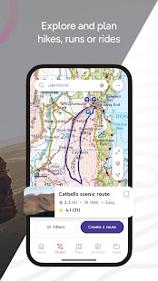 OS Maps: Walking & Bike Trails Capture d'écran