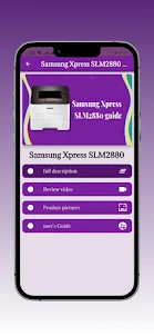 Samsung Xpress SLM2880 guide