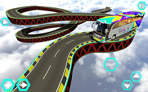 Impossible Bus Simulator Tracks Driving 1.7 APK screenshots 1