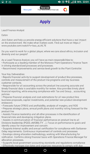 Morocco Jobs, Jobs in Morocco Screen 2