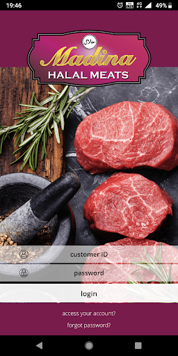 Android application Madina Halal Meats screenshort