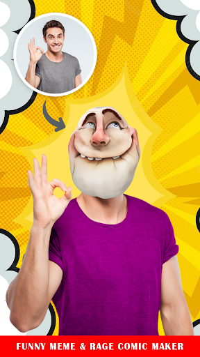 Android application Meme & Rage Comic Maker~ Funny screenshort