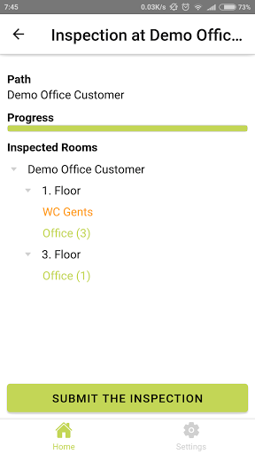 ManagerOnline Inspector Screen 2