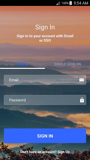 Android application SocialHP screenshort