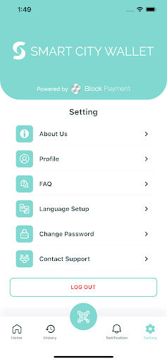 Smart City Wallet Screen 2
