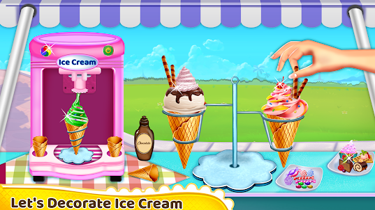 Slushy Ice Cream Cupcake Games