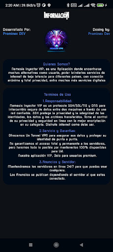 Nemesis Injector VIP Screen 3