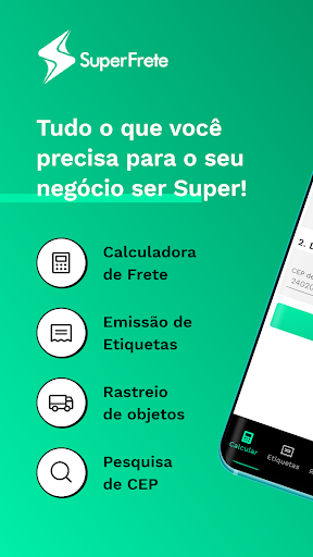 Calculadora SuperFrete - (Correios, PAC, Sedex) 3.3.0.prod screenshots 1