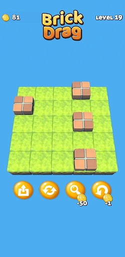 Android application Brick Drag screenshort