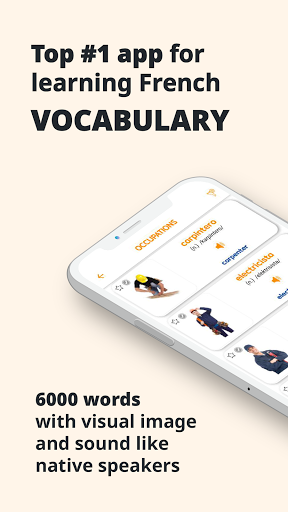 Android application Spanish Vocabulary screenshort
