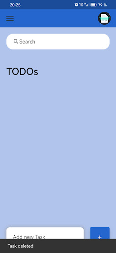 Android application ToDoList screenshort