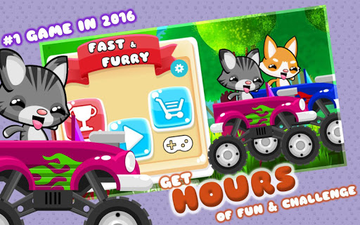 Cat and Dog Fast and Furry-ous