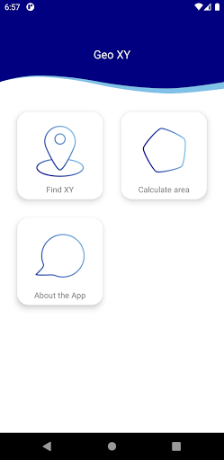 Android application Geo XY screenshort