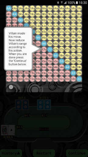 Holdem Poker Range Trainer Screen 3