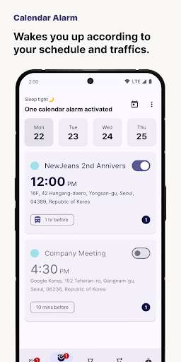 Calarm Screen 3