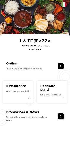 Android application La Terrazza screenshort