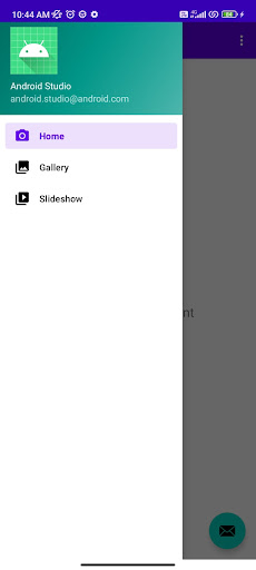 Android application DemoApp screenshort