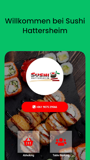 Android application Sushi Hattersheim screenshort