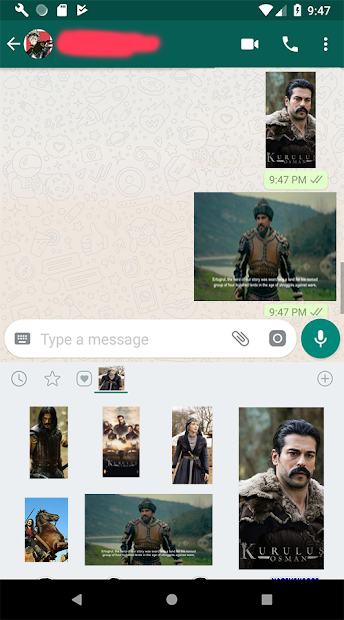 Captura de Pantalla 6 Kurulus Osman Sticker For WhatsApp android