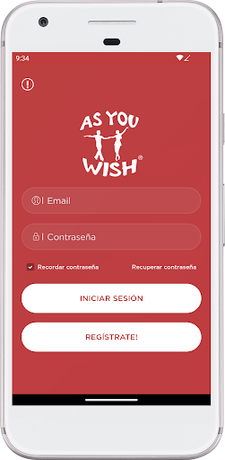 Android application As You Wish screenshort