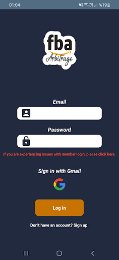 Android application Amazon Wholesale Supplier List screenshort