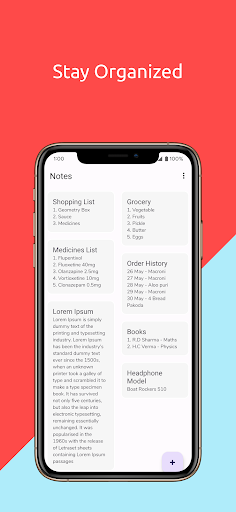 Android application Notes - Your MemoMaster screenshort