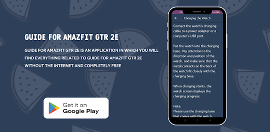 Guide for Amazfit GTR 2e