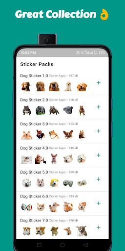 Dog Stickers for WA Screen 2