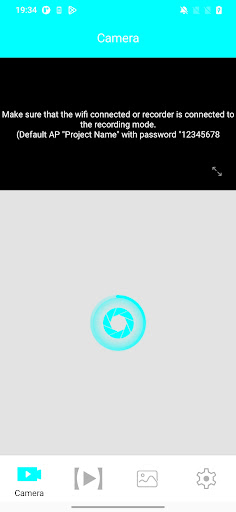 Android application Conbre DashCam screenshort
