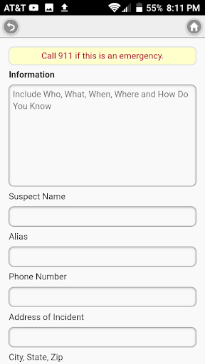 Fishers PD Crime Tips Screen 3