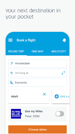 Game screenshot KLM - Book a flight mod apk