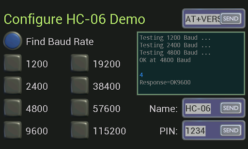 Screenshot of Bluetooth Electronics