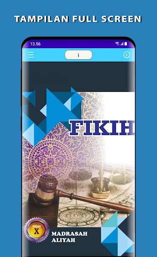 Android application Fikih Kelas 10 MA screenshort