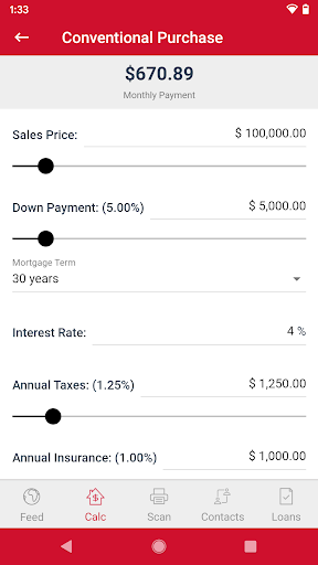 Altra Mobile Mortgage Screen 3