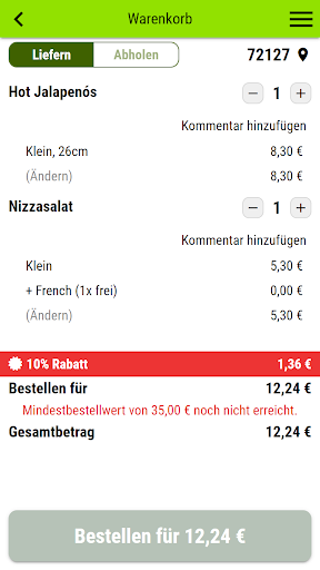 Pizza Planet Reutlingen Screen 2