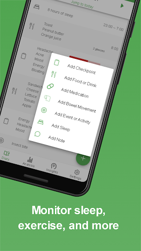 Screenshot of Eat Smart Kiwi: Food Diary