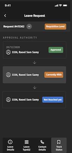 Android application Civilsoft: ESS screenshort