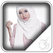 White Hijab Design  Icon