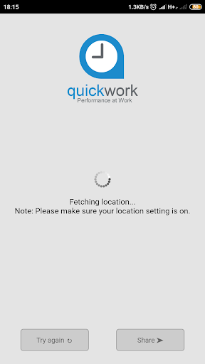 Android application QLocation screenshort