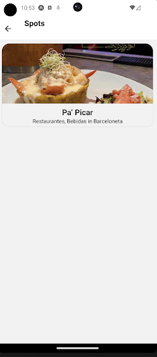 Encuentra Tu Spot Screen 2