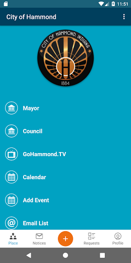 Android application Hammond 311 screenshort