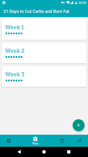 21 Days to Cut Carbs and Burn Screen 2
