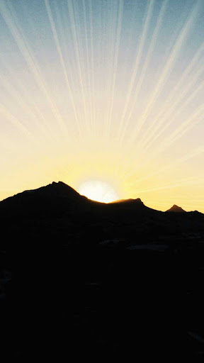 Android application morning sun wallpaper screenshort