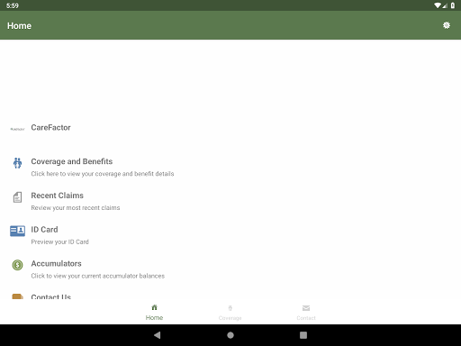 CareFactor Screenshot