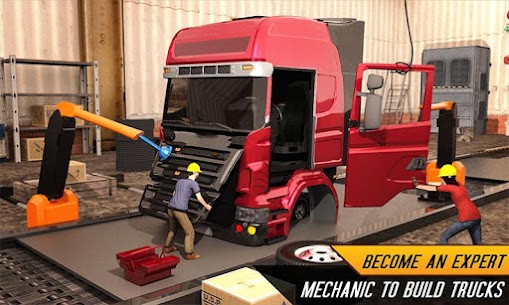 شاحنة باني ألعاب إصلاح السيارات ميكانيكي محاكاة 3